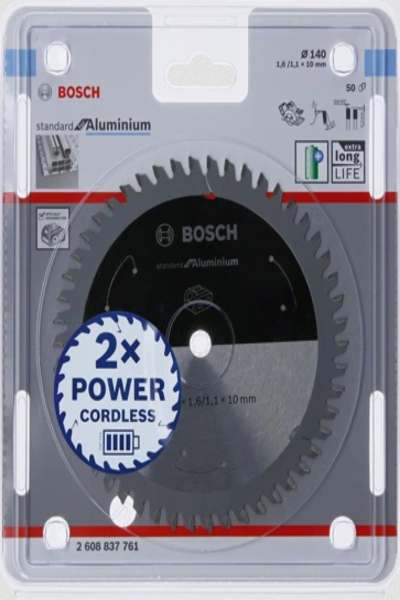 Bosch 2 608 837 761 - Aluminium - 14 cm - 1 cm - 1.1 mm - 11000 RPM - 1.6 mm