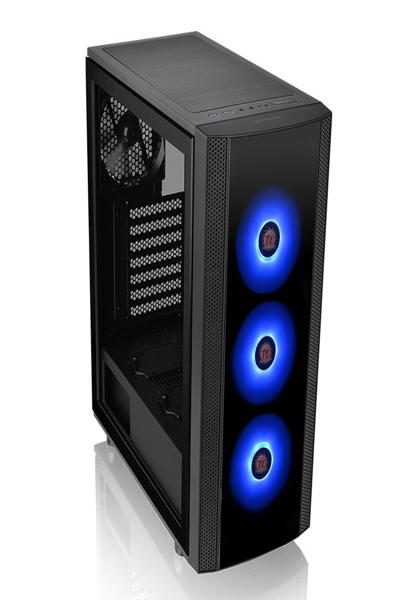 Thermaltake Versa J25 TG RGB Midi Tower PC Case - CA-1L8-00M1WN-01