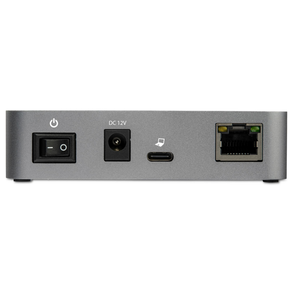 StarTech HB31C2A1CGS 3-port USB-C hub (LAN hub, 10 Gbit/s, 2x USB-A and 1x USB-C, 1m host cable, powered, with power supply) - Hub - 1 x USB-C + 2 x USB 3.1 + 1 x 10/100/1000 - Desktop - AC 110/240 V - HB31C2A1CGS