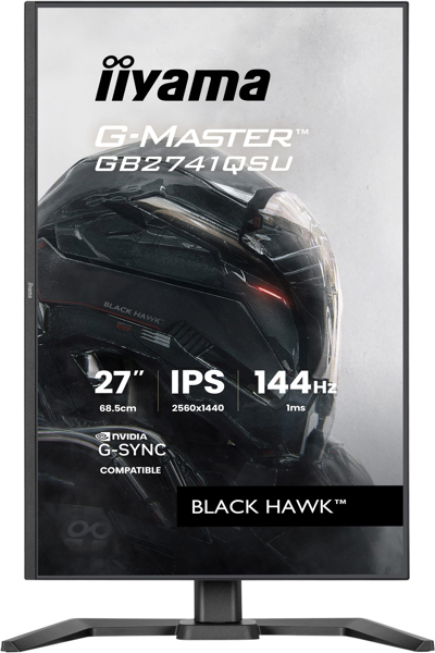 IIYAMA G-MASTER GB2741QSU-B1 QHD GAMING MONITOR 27" - GB2741QSU-B1