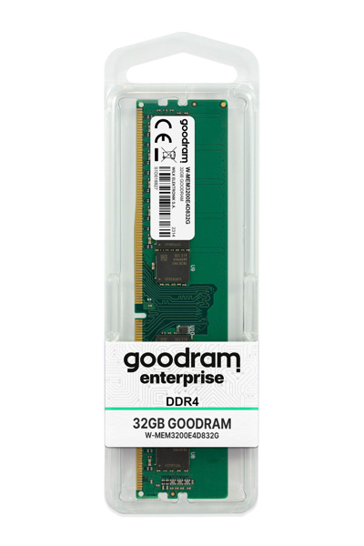 GoodRam 32GB 3200MHz ECC UDIMM W-MEM3200E4D832G - W-MEM3200E4D832G