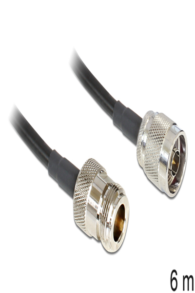 Delock Antennkabel - N-kontakt (F) till N-kontakt (M) - 88683