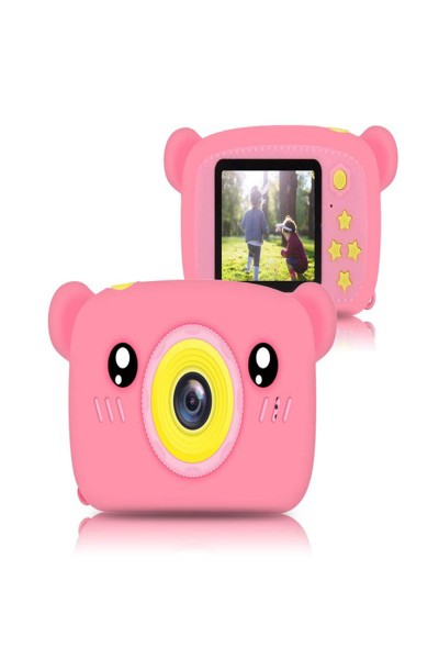 Extralink - Appareil photo numérique rose pour enfants H25