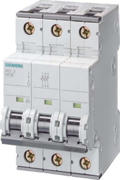 Siemens 5SY4316-6 Miniature Circuit Breaker 3-Pole 16A Type B 10kA