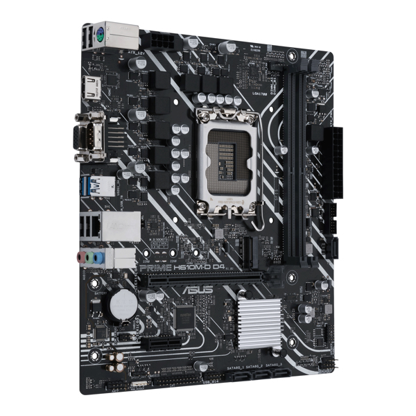 ASUS PRIME H610M-D D4 Moderkort Micro ATX - 90MB1A00-M0EAY0