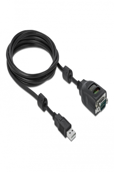 Delock USB Typ-A till Seriell DB9-adapter med 9 LED RS-232-testare - 90497