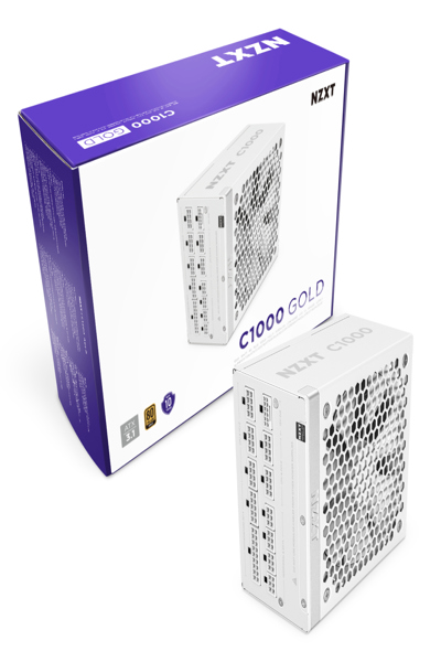 NZXT PSU C Series C1000 Gold white ATX 3 1 1 1 PA-0G2BW-EU - Power Supply - ATX - PA-0G2BW-EU