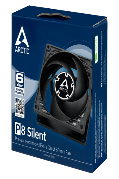 ARCTIC P8 SILENT PRESSURE-OPTIMISED FAN 80 MM - ACFAN00152A
