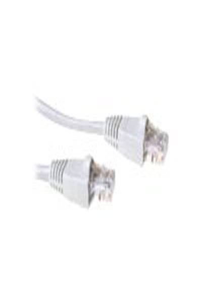 ACT White 2.00 meter U/UTP CAT6A patch cable snagless with RJ45 connectors - 2 m - Cat5e - U/UTP (UTP) - RJ-45 - RJ-45 - Ivory