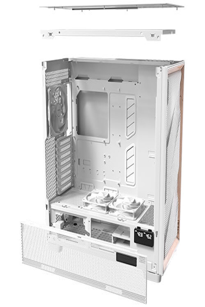Antec FLUX PRO White EUV full-tower-dator - 0-761345-10156-1