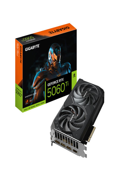 Gigabyte VGA GBT RTX5060TI 8GB Windforce OC 8G - GV-N506TWF2OC-8GD