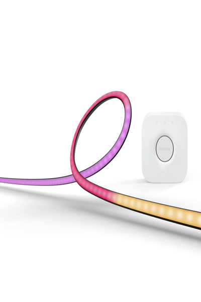 Philips Hue Play Gradient Lightstrip for PC, Smart strip light, Bluetooth/Zigbee, Black, White, LED, Silicone, Non-changeable bulb(s) - 929003498602