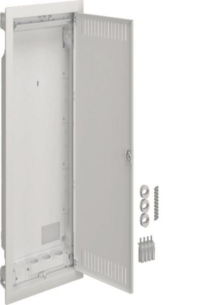 Distributeur multimédia Hager VH48MMV pour mur creux Nombre de rangées 4 Contenu 1 pièce