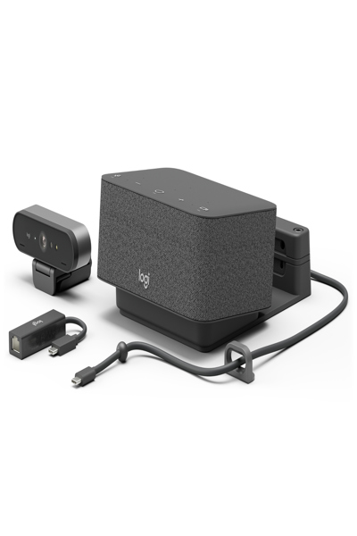 Logitech Logi Dock Focus Room kit UC - Personal video conferencing system - 4K Ultra HD - 90 fps - 5x - Graphite - 991-000463