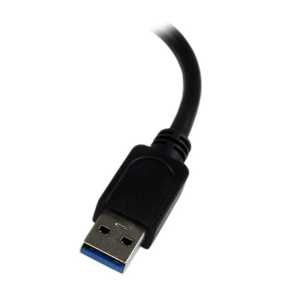 StarTech USB 3.0 to VGA Adapter - 1920x1200 - 3.2 Gen 1 (3.1 Gen 1) - USB Type-A - VGA (D-Sub) output - 1920 x 1200 pixels - USB32VGAPRO