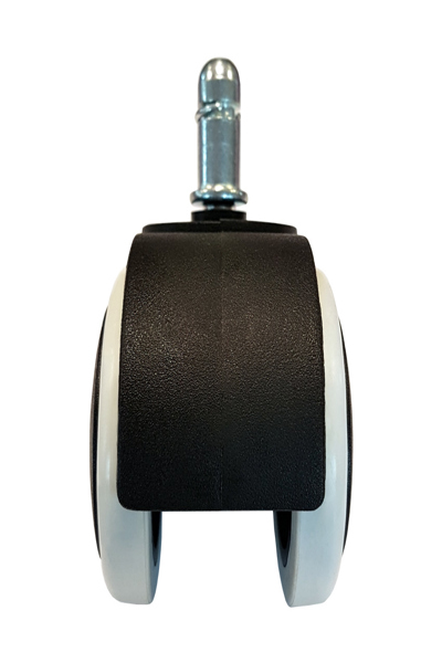 LC-Power LC-CASTERS-5BW - Castor wheels - LC-Power - with most gaming and office chairs - Black - White - Plastic - Rubber - 4.7 cm - LC-CASTERS-5BW