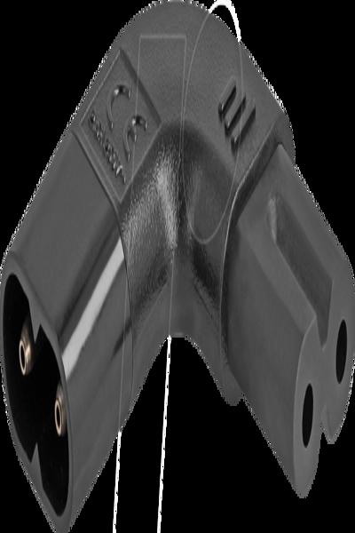 Delock Strömadapter - IEC 60320 C8 för strömförsörjning IEC 60320 C7 - 80475