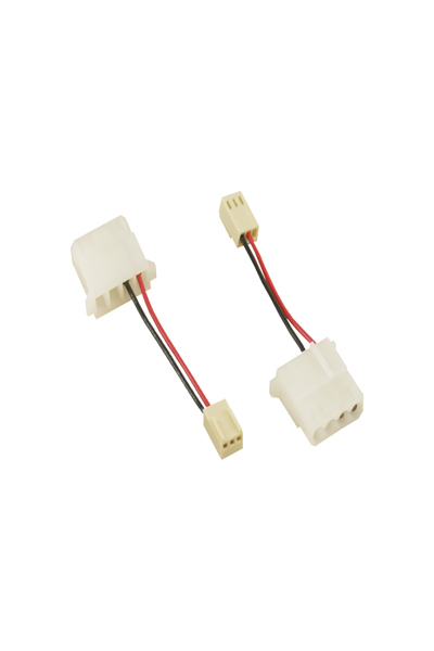 Adaptateur d'alimentation pour ventilateur en ligne - Alimentation interne 3 broches 12 V (F) vers alimentation interne 4 broches (F)