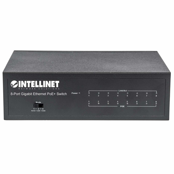 8-portars Gigabit Ethernet PoE+ Switch - 561204