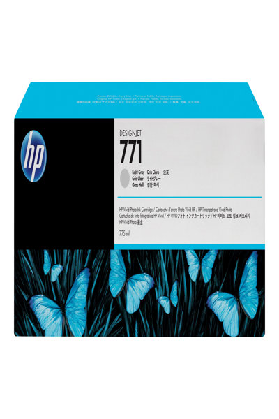 HP 771 775-ml Light Gray DesignJet Ink Cartridge: Pigment-based