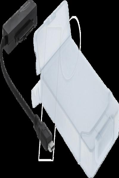 Delock USB Typ-C till SATA-omvandlare med 2,5" skyddshölje - 64084