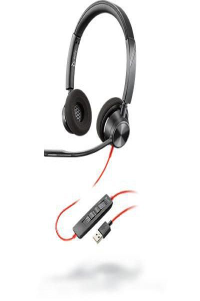 Poly Blackwire 3320 Microsoft Teams Certified USB-A Headset