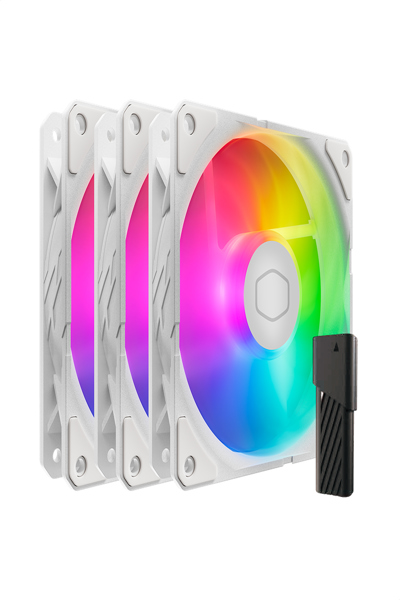 Cooler Master PC-Luefter SickFlow 120 RGB Weiss