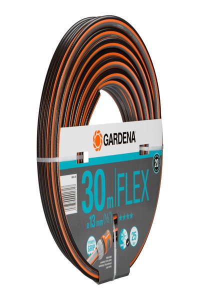 Gardena 18036 30m Above Ground Hose Black Orange - 18036-20
