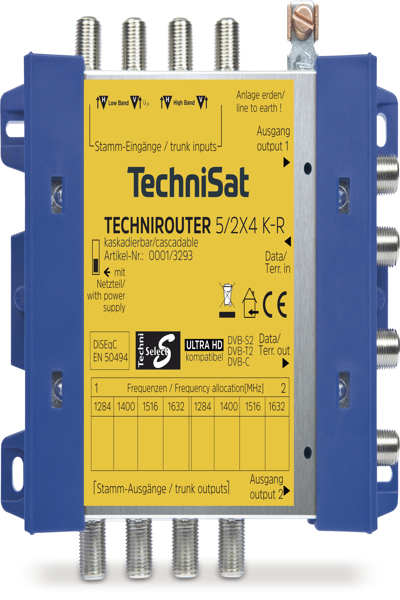 Répartiteur de signal TechniSat TechniRouter 5/2x4 K-R