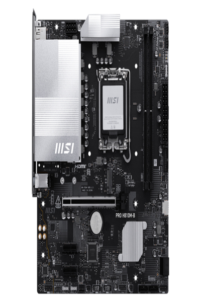 MSI PRO H810M-B/H810//SATA3/M.2/USB3.1/PCIe5.0/s.1851/M-Atx - Motherboard - Intel Socket 1851 (Core Ultra 100&200) - PRO H810M-B
