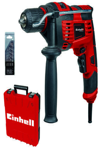 Einhell TC-ID 720/1 E Kit - Perceuse-visseuse à poignée pistolet - 2800 tr/min - 3 cm