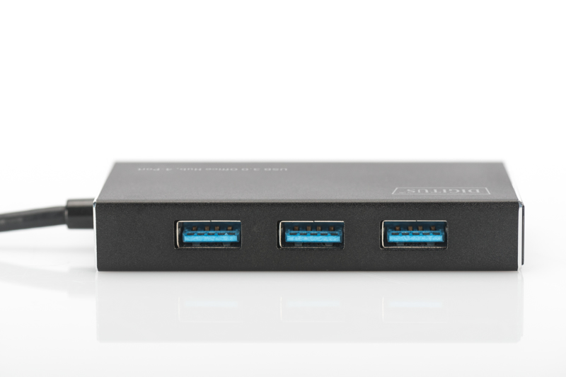 DIGITUS DA-70240-1 USB Hub Aluminium - DA-70240-1