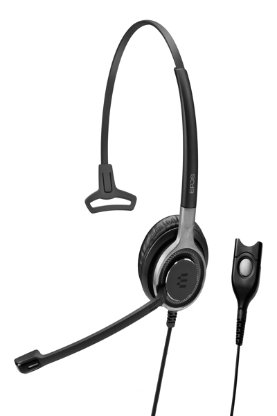EPIC | Sennheiser SC 630 - Micro-casque - Serre-tête - Bureau/Centre d'appels - Noir - Argent - Monophonique - 1 m