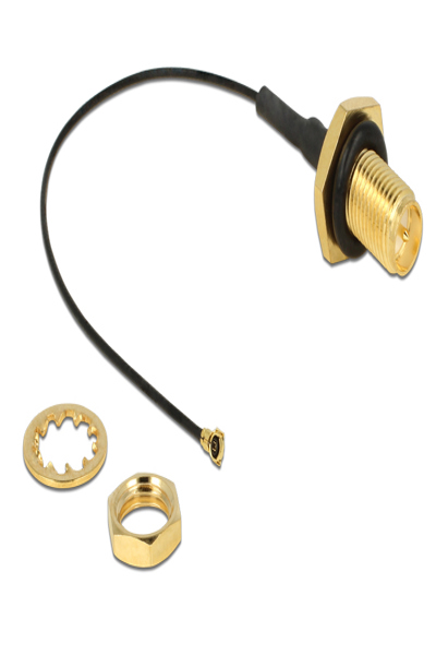 Delock Antenna cable - RP-SMA (F) to MHF4 (M) - 12464