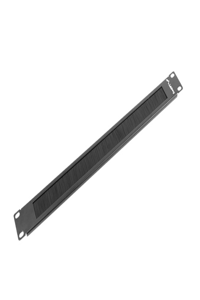Lanberg AK-1101-B, Brush panel, Black, 1U, 48.3 cm (19"), 482.6 mm, 8.5 mm - AK-1101-B