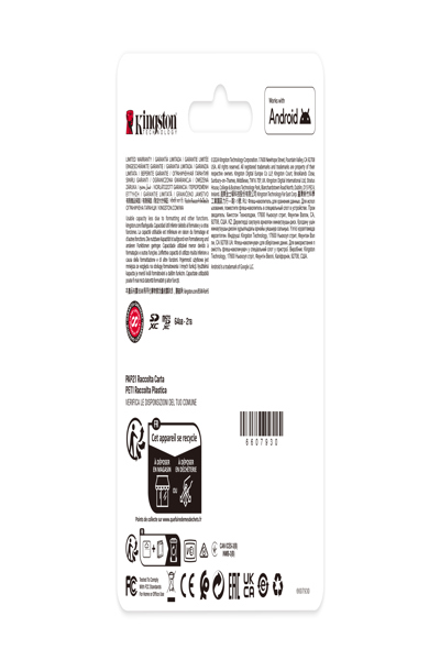 KINGSTON CANVAS SELECT PLUS GEN3 SD CARD