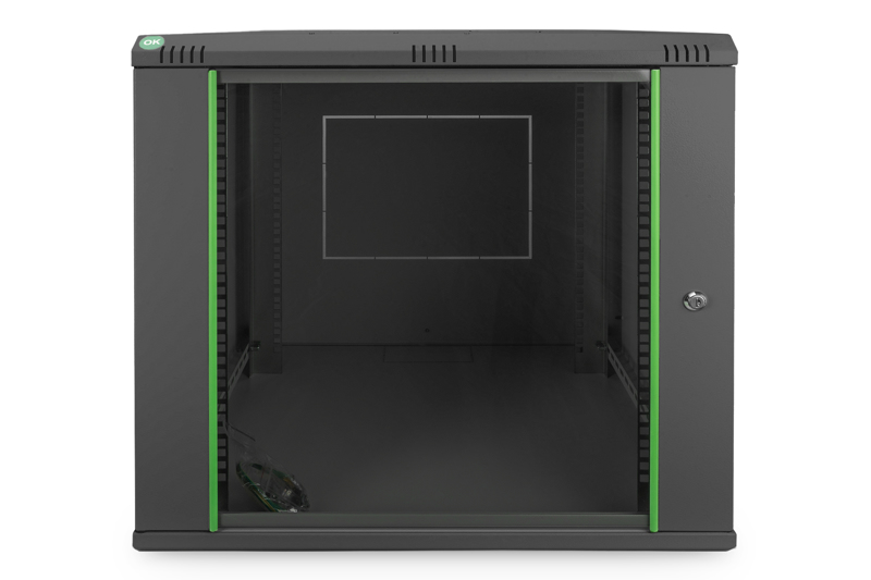 DIGITUS 12U Basic Cabinet Black - DN-19 12U-6/6-EC-SW