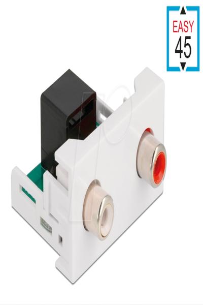 Delock Easy 45 - snap-in modules - 81341