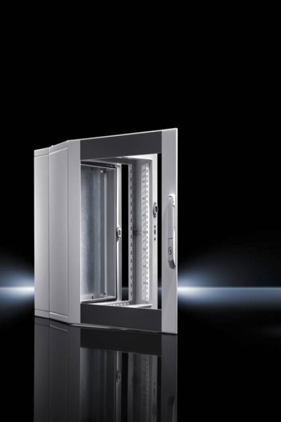 Rittal EL Vägghus 3-delat BHT 600x212x473 mm 3 HU med monteringsplatta och profilskenor fast installation
