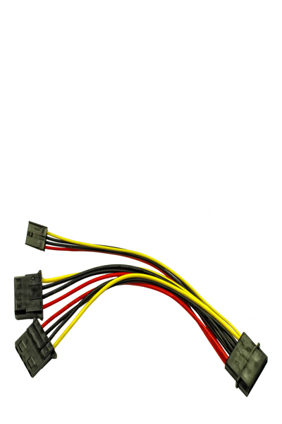 Adaptateur secteur Inter-Tech - Connecteur d'alimentation interne 4 broches (M) vers connecteur d'alimentation interne 4 broches, connecteur mini-alimentation 4 broches (F)