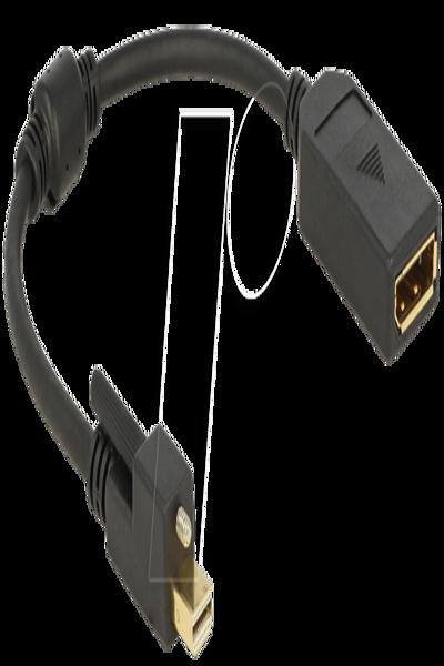Adaptateur DisplayPort Delock : DisplayPort (F) vers Mini DisplayPort (M)