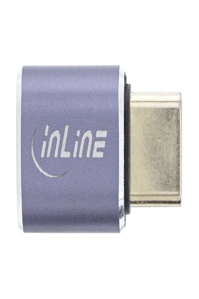 Adaptateur USB-C InLine USB4 gris aluminium