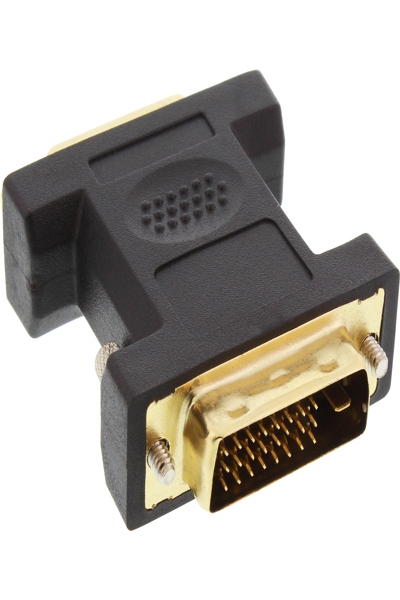 Adaptateur DVI-D en ligne DVI-I 24+5 femelle / DVI-D 24+1 mâle
