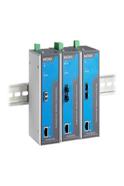 Moxa Industrieller X auf Medienkonverter Singlemode ST-Stecker 1 - Converter - Fiber Optic