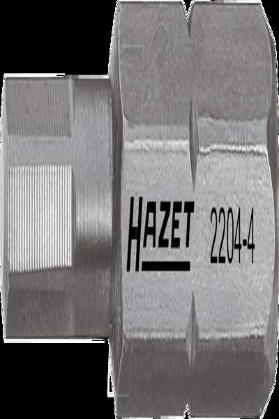 Embout HAZET 2204-3, 6 pans pleins, 6,3, 1/4", profil hexagonal, 3 mm