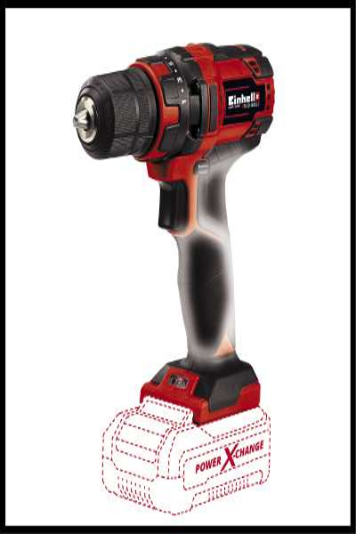 Perceuse-visseuse à poignée pistolet Einhell TC-CD 18/35 Li - Solo - 550 tr/min - 35 Nm - Batterie