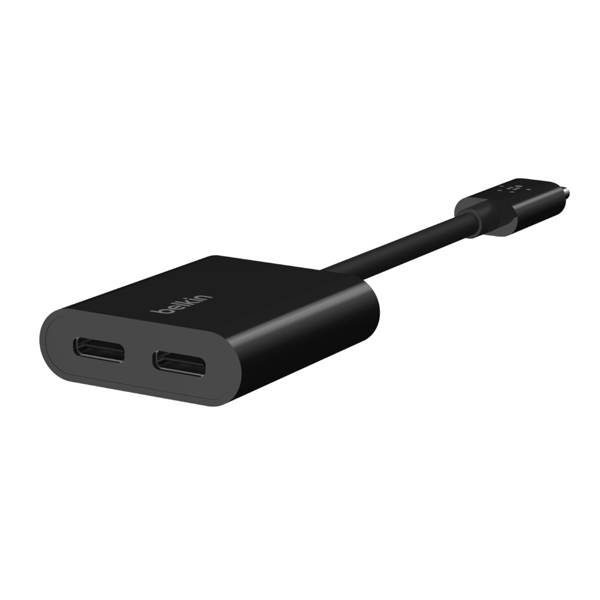 Belkin Connect Audio Charge USB-C till USB-C - F7U081BTBLK