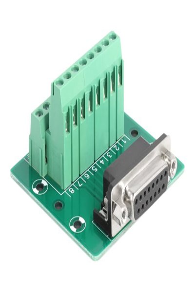 Delock Serial adapter - 15 pin D-Sub (DB-15) (F) to 16 pin terminal block - 66910