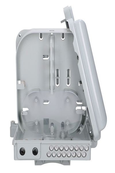 Boîtier terminal fibre optique gris 16 cœurs Extralink Emma V2
