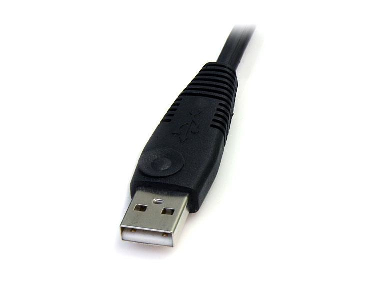 StarTech 6ft 4-in-1 USB DisplayPort KVM Switch Cable w/ Audio & Microphone - 1.829 m - USB - USB - DisplayPort - Black - DisplayPort - USB A - 2 x 3.5mm - DP4N1USB6